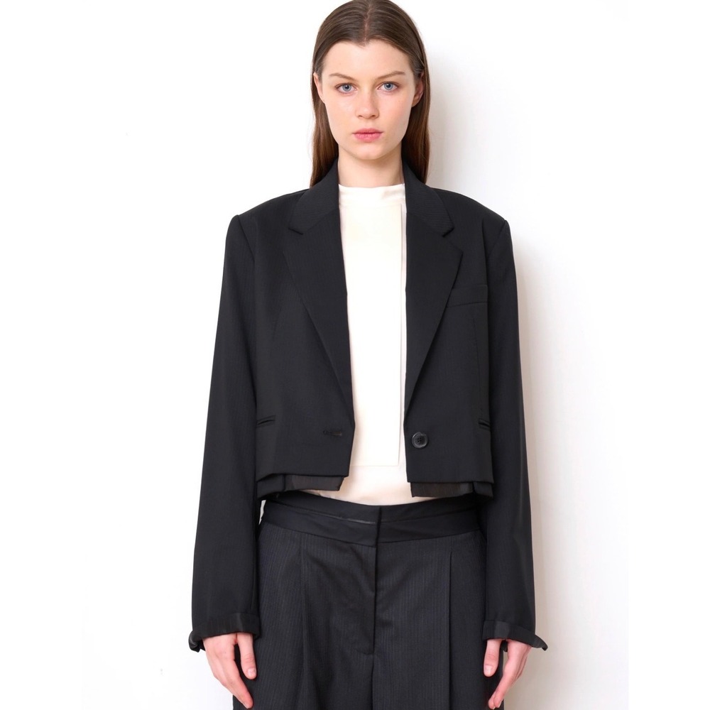 WE-AR4 The Cocktail Blazer XS Black Professional Evening Outerwear Retail $675